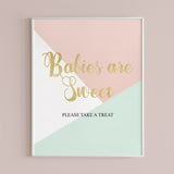 Babies are sweet favors sign printable by LittleSizzle