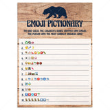 Little cub baby shower emoji pictionary game by LittleSizzle