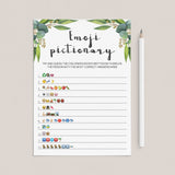 Emoji pictionary baby shower answers by LittleSizzle