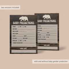 Brown bear themed shower games by LittleSizzle