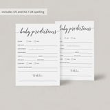 Predictions for baby game printable by LittleSizzle
