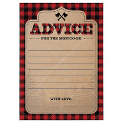Words of Advice for the mom-to-be cards instant download