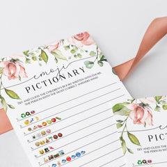 Instant Download Baby Shower Games Pack Blush Floral