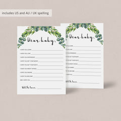 Dear baby wishes card printable gender neutral by LittleSizzle