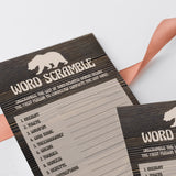 Boy shower word scramble download by LittleSizzle