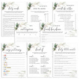 Printable Bachelorette Games Pack Greenery Gold by LittleSizzle