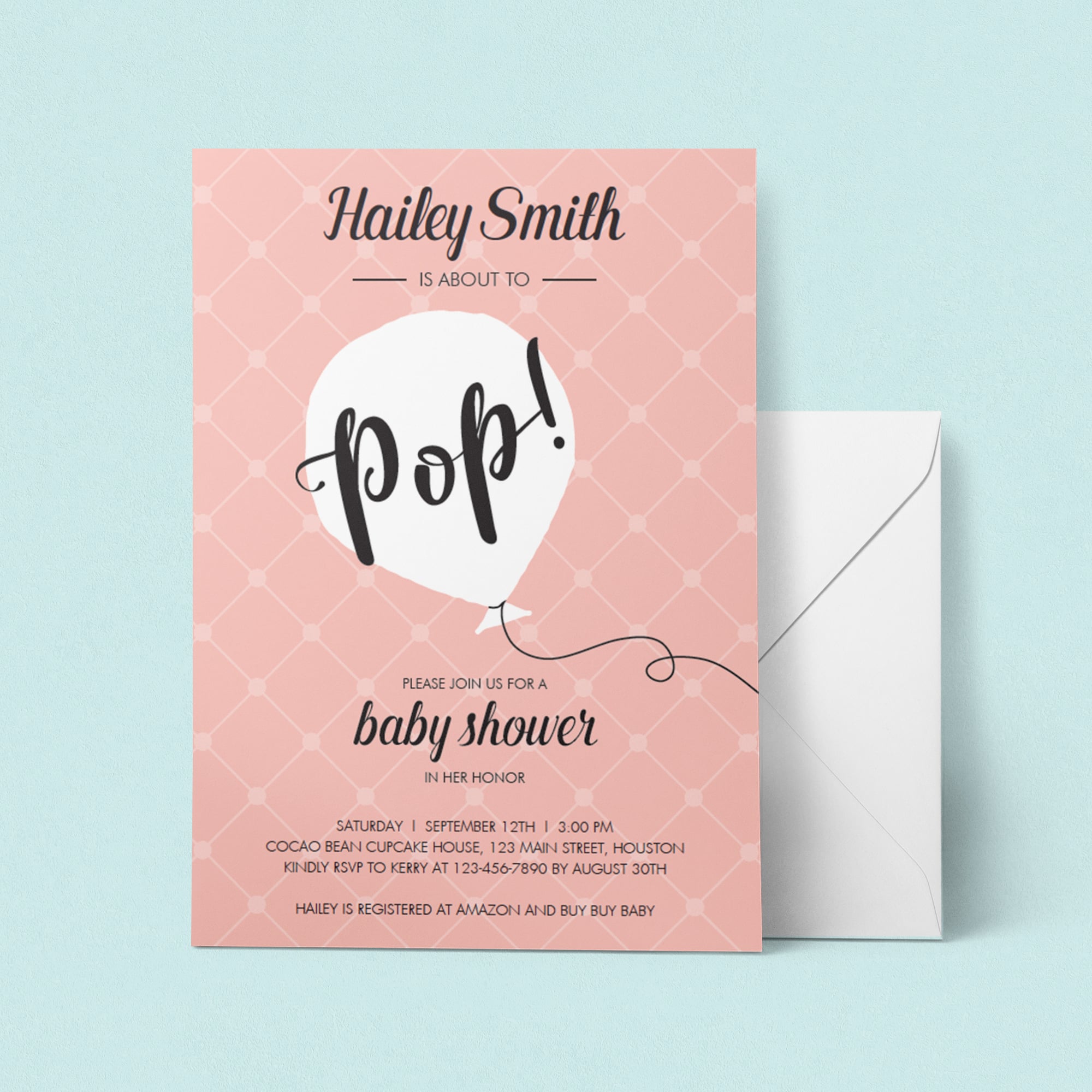 Ready to pop baby shower invitation by LittleSizzle