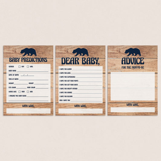 Rustic games for boy baby shower by LittleSizzle