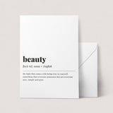 Beauty Definition Print Instant Download