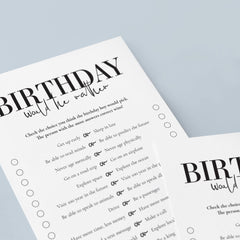 40th Birthday Games For Him Born in 1983