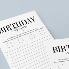 Boy 1st Birthday Party Games and Activities Printable