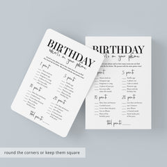 Born in 1953 70th Birthday Party Games Bundle For Men