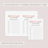 Girl 1st Birthday Party Games and Activities Printable