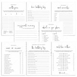 8 Adult Birthday Games for Him Printable by LittleSizzle
