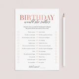 Born In 1953 71st Birthday Party Games Bundle For Women