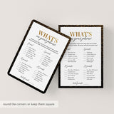 Black and Gold 51st Birthday Party Games Bundle For Women Born in 1973