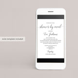 Baby Shower By Mail Invitation Template Minimalist