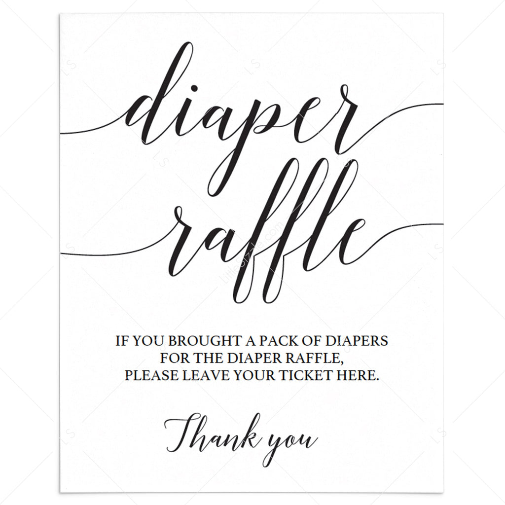 Diaper Raffle Sign for Baby Shower | Editable template – LittleSizzle diaper-raffle-sign-for-baby-shower-editable-template-littlesizzle
