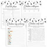 Black And White Christmas Games Bundle Printable by LittleSizzle