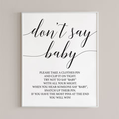 Black and white baby shower signs by LittleSizzle