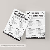 8 Black & White Halloween Party Games Printable