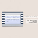 Editable Diaper Raffle Tickets for boy baby shower by LittleSizzle