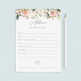 blush advice for the bride cards