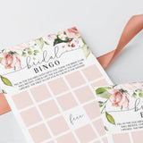 blank bridalshower bingo cards for openings gifts game
