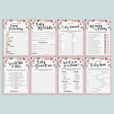 Baby shower games package floral printable by LittleSizzle