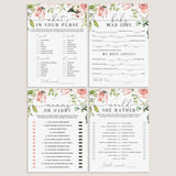Garden theme baby shower games package printable by LittleSizzle