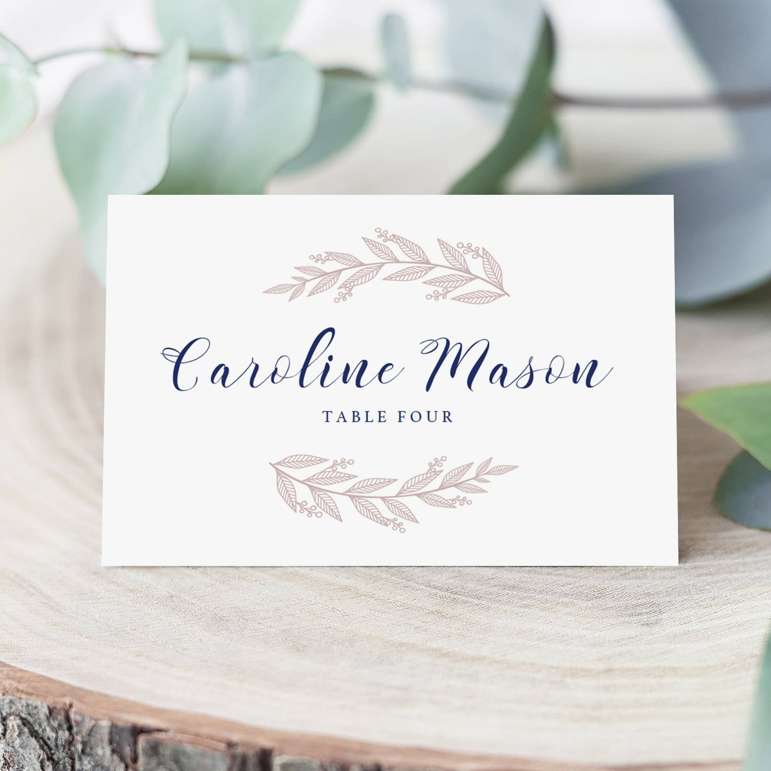 Folded place cards download by LittleSizzle