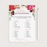 hilarious bridal shower game cards template by LittleSizzle