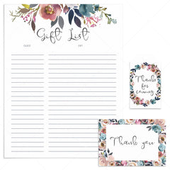 Boho Party Supplies Instant Download Bundle by LittleSizzle