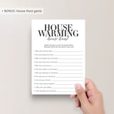 Modern Housewarming Games & Activities Printable