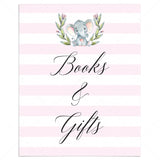 Baby books baby shower signage printable by LittleSizzle