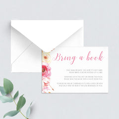 Book baby shower cards printable by LittleSizzle
