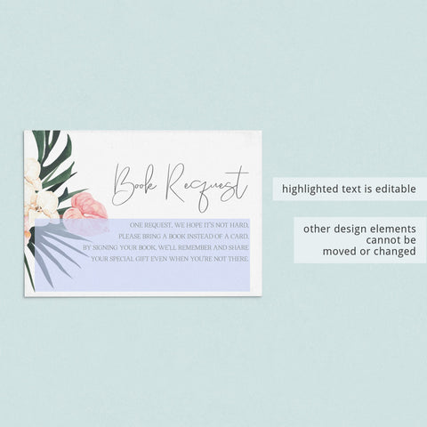 Books for Baby insert template | Instant download – LittleSizzle
