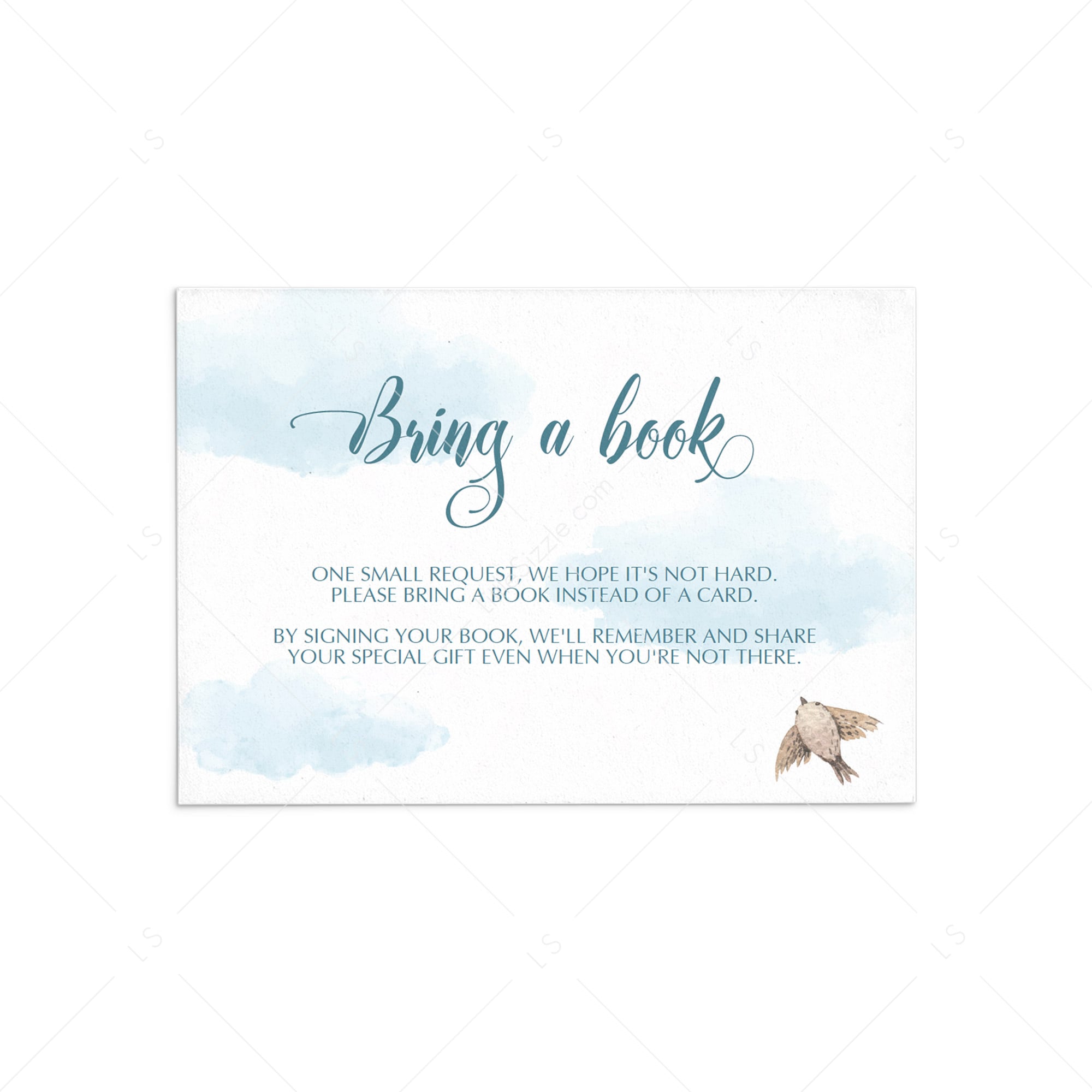 Cloud baby shower printable by LittleSizzle