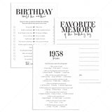 85th Birthday Games For Him Born in 1938 by LittleSizzle