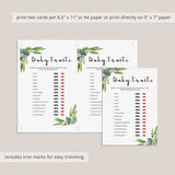 Baby traits baby shower game instant download by LittleSizzle