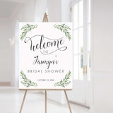 Bridal Shower Sign Bundle Printable Greenery Theme