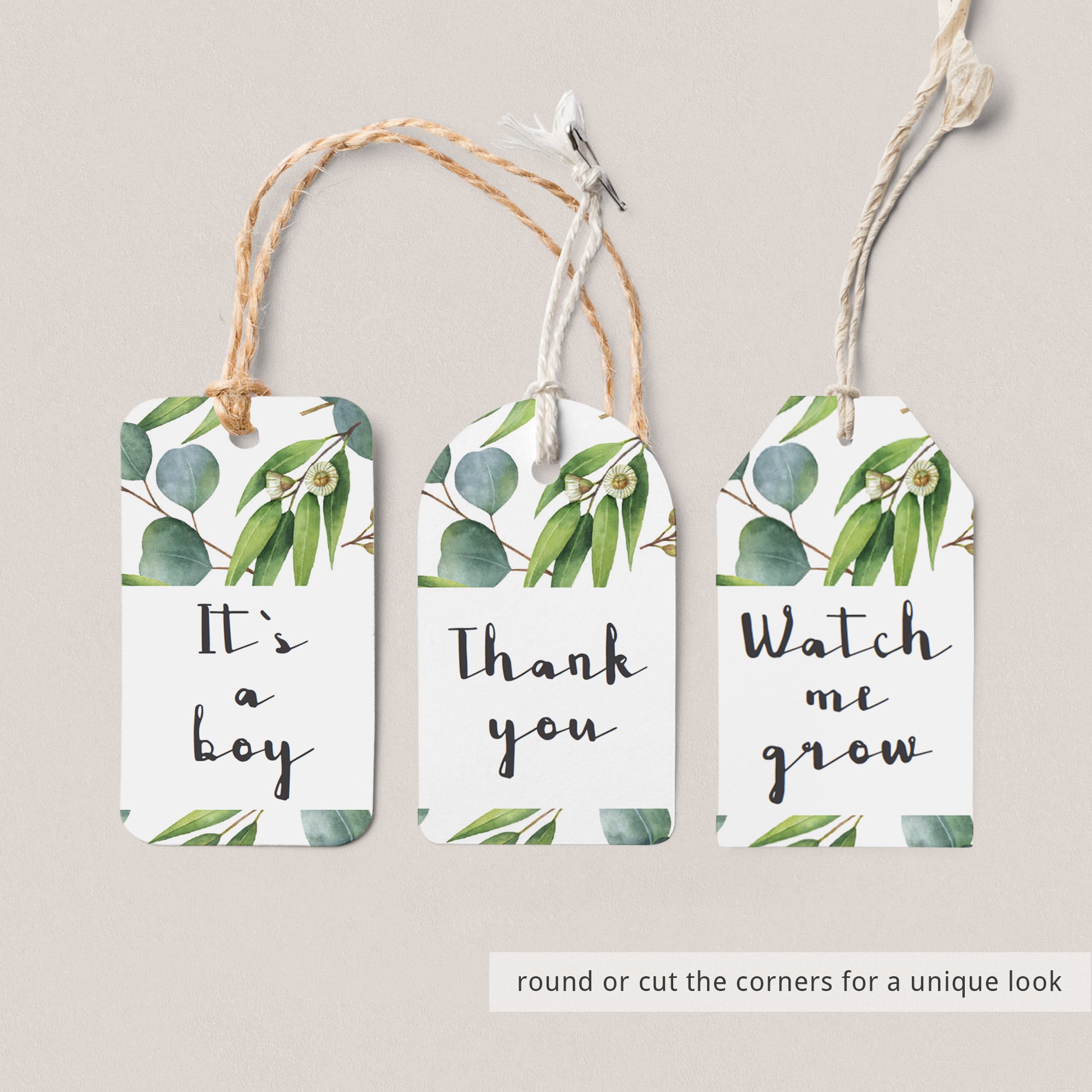 Watch me grow favor tag template by LittleSizzle