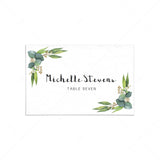 botanical wedding place cards template download by LittleSizzle