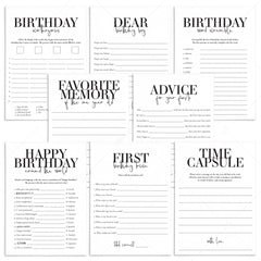 Boy 1st Birthday Party Games and Activities Printable by LittleSizzle