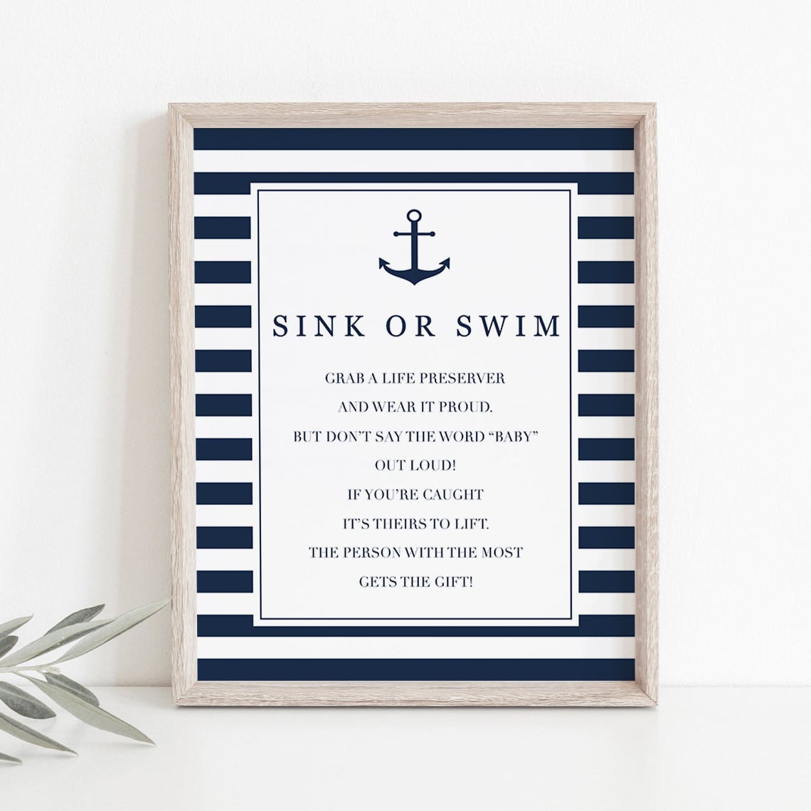 Anchor baby shower printables by LittleSizzle