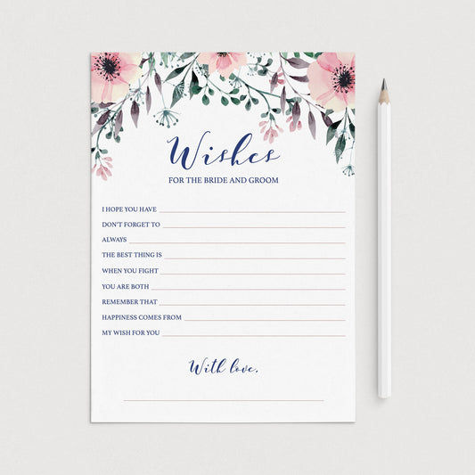 Well Wishes Cards for the Bride and Groom Cards Printable by LittleSizzle