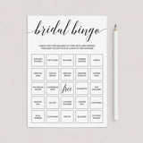 Bridal bingo cards prefilled by LittleSizzle
