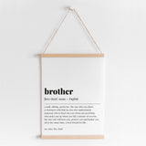 Brother Definition Print Digital Download