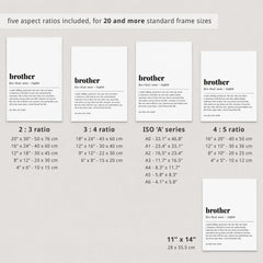 Brother Definition Print Digital Download
