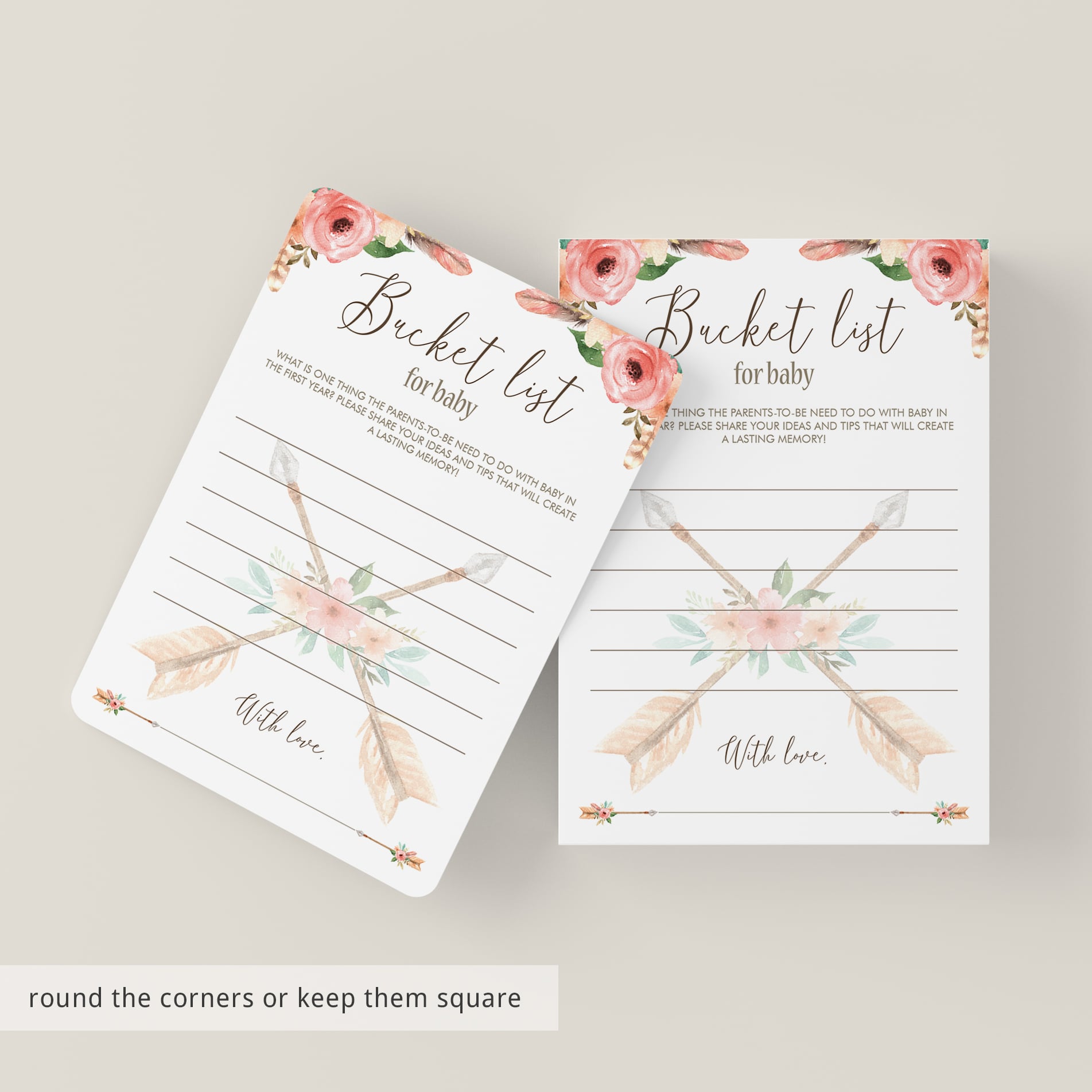 Tribal baby shower ideas printable by LittleSizzle